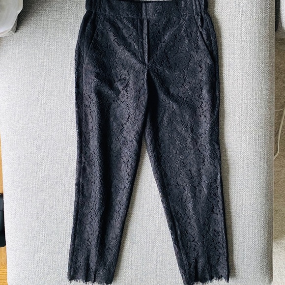 J. CREW Black Lace Pant - Picture 1 of 7
